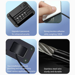 KIZZHISI drawer lock helps prevent spills and accidental openings.