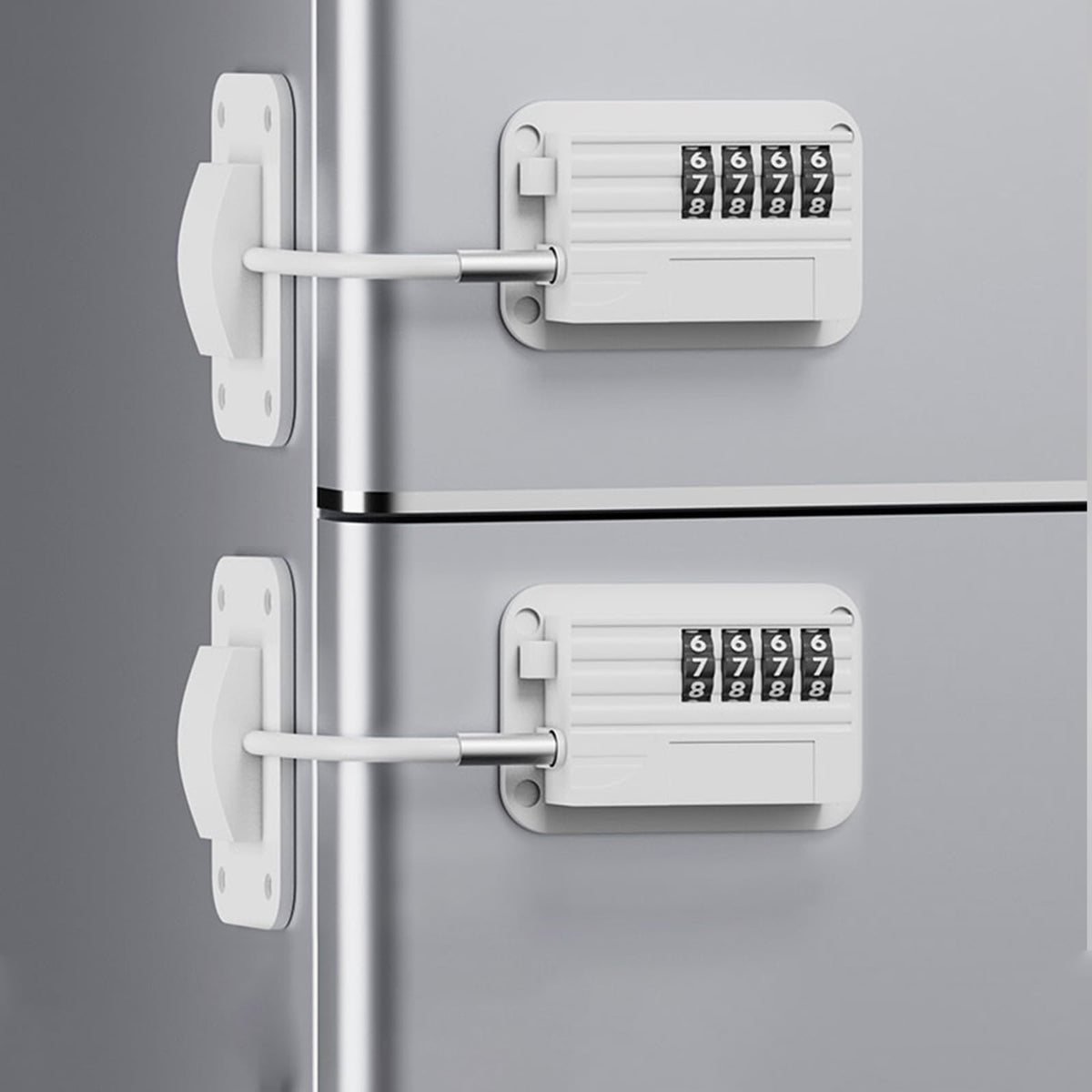 KIZZHISI fridge lock on door keeps kids out without drilling