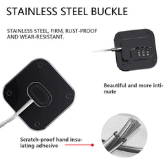 KIZZHISI refrigerator lock installation without drilling for easy setup