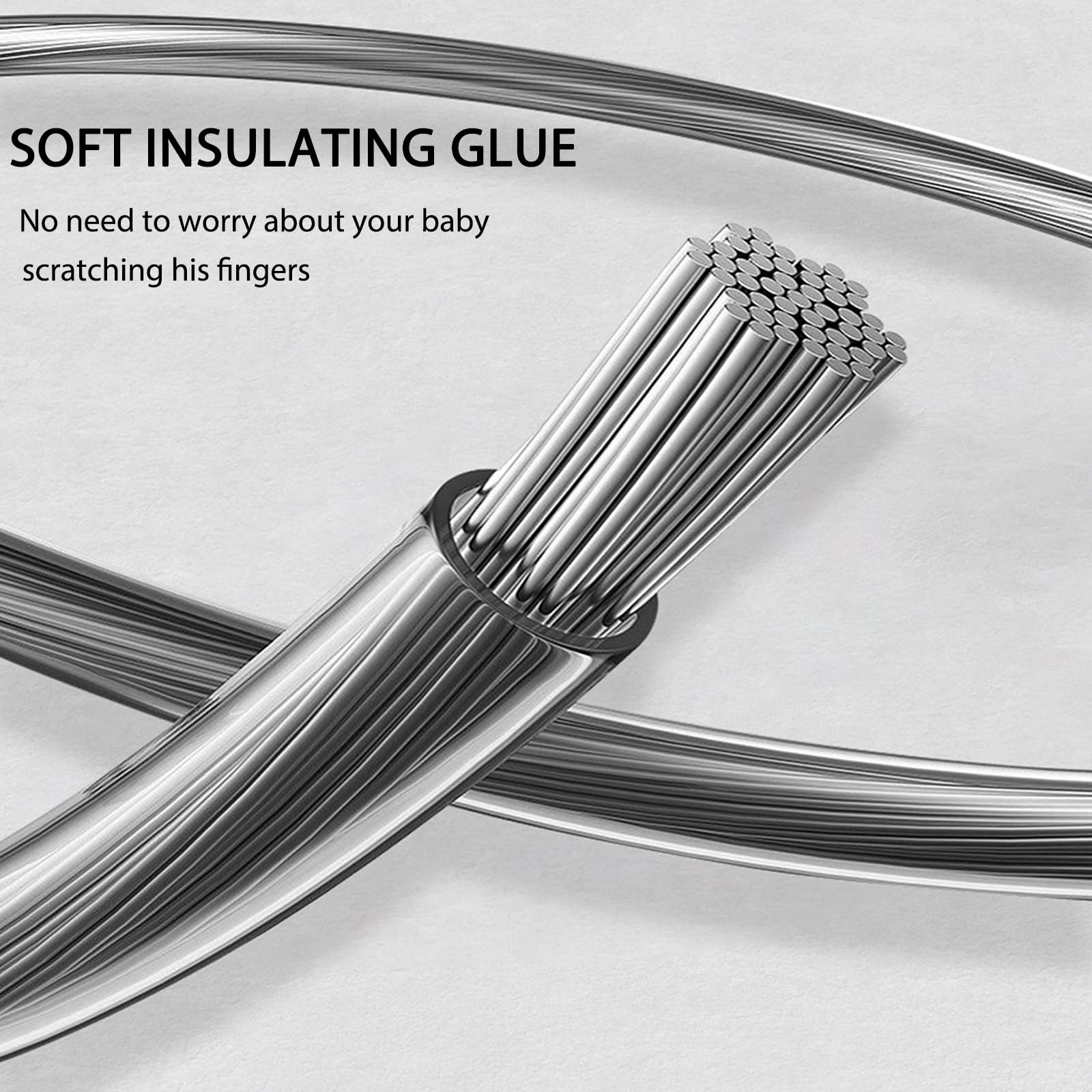 KIZZHISI fridge lock chain is scratch-resistant for gentle handling and durability.