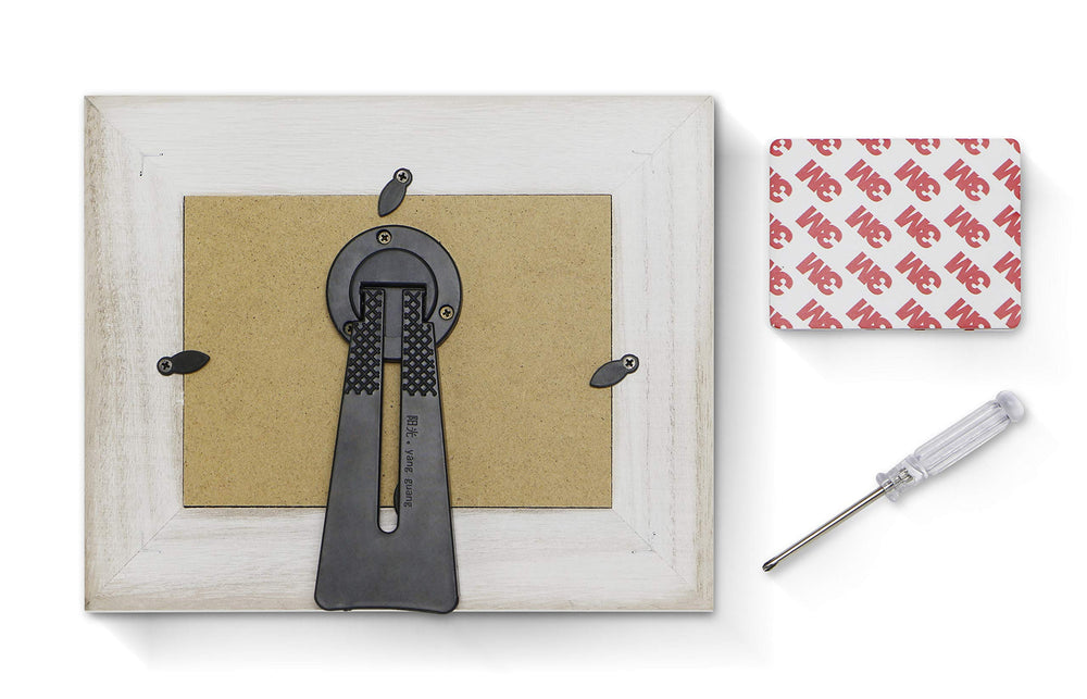 K KENON personalized frame holds 3-5x5 or 4x6 photos.
