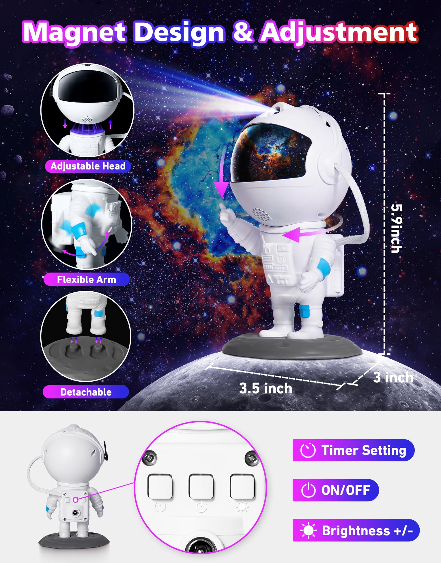 KKUP2U auto-off timer feature ensures safe overnight use.