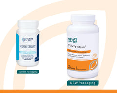 VitaSpectrum Kids label close-up showing nutrient highlights for kids