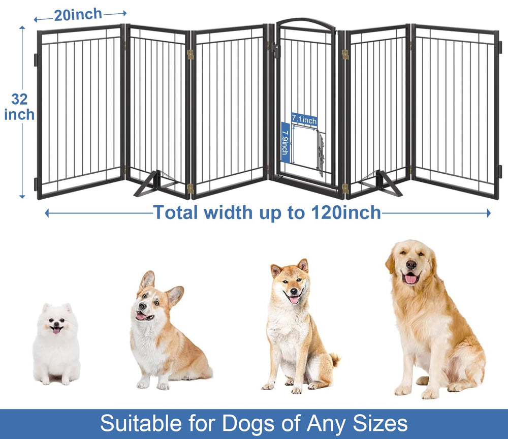 Klarana 32-inch tall gate suitable for stairs and decks.