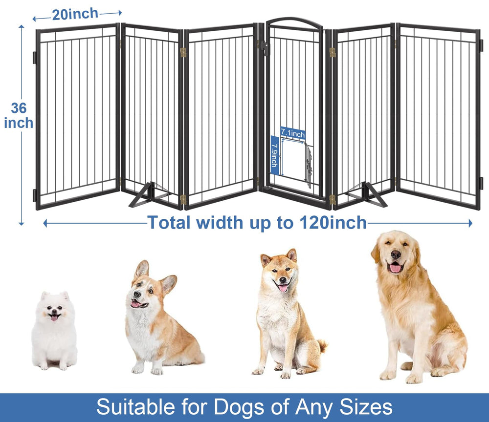 Klarana dog gate used outdoors on stairs and decks.