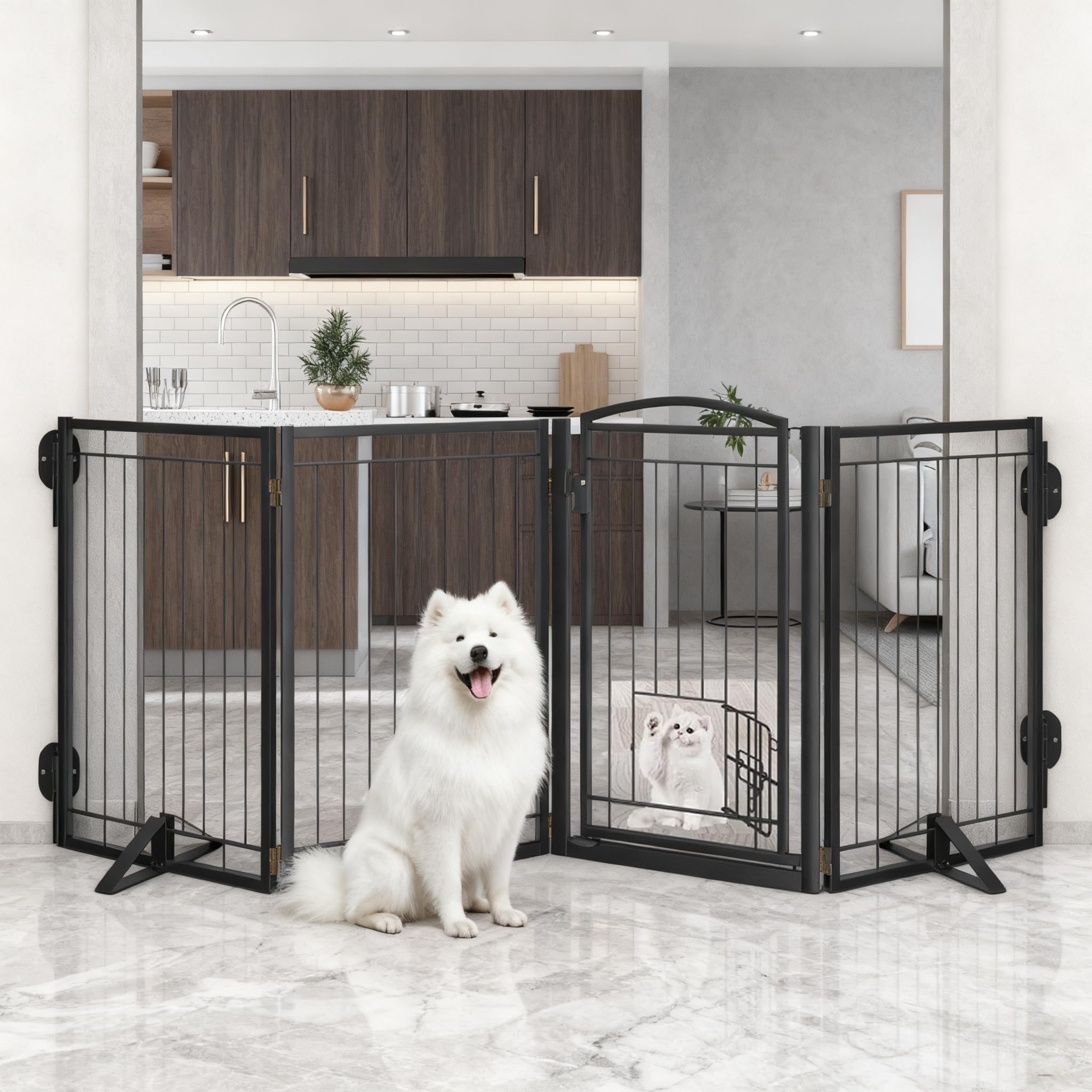Klarana fold-and-store design helps tidy spaces between uses.