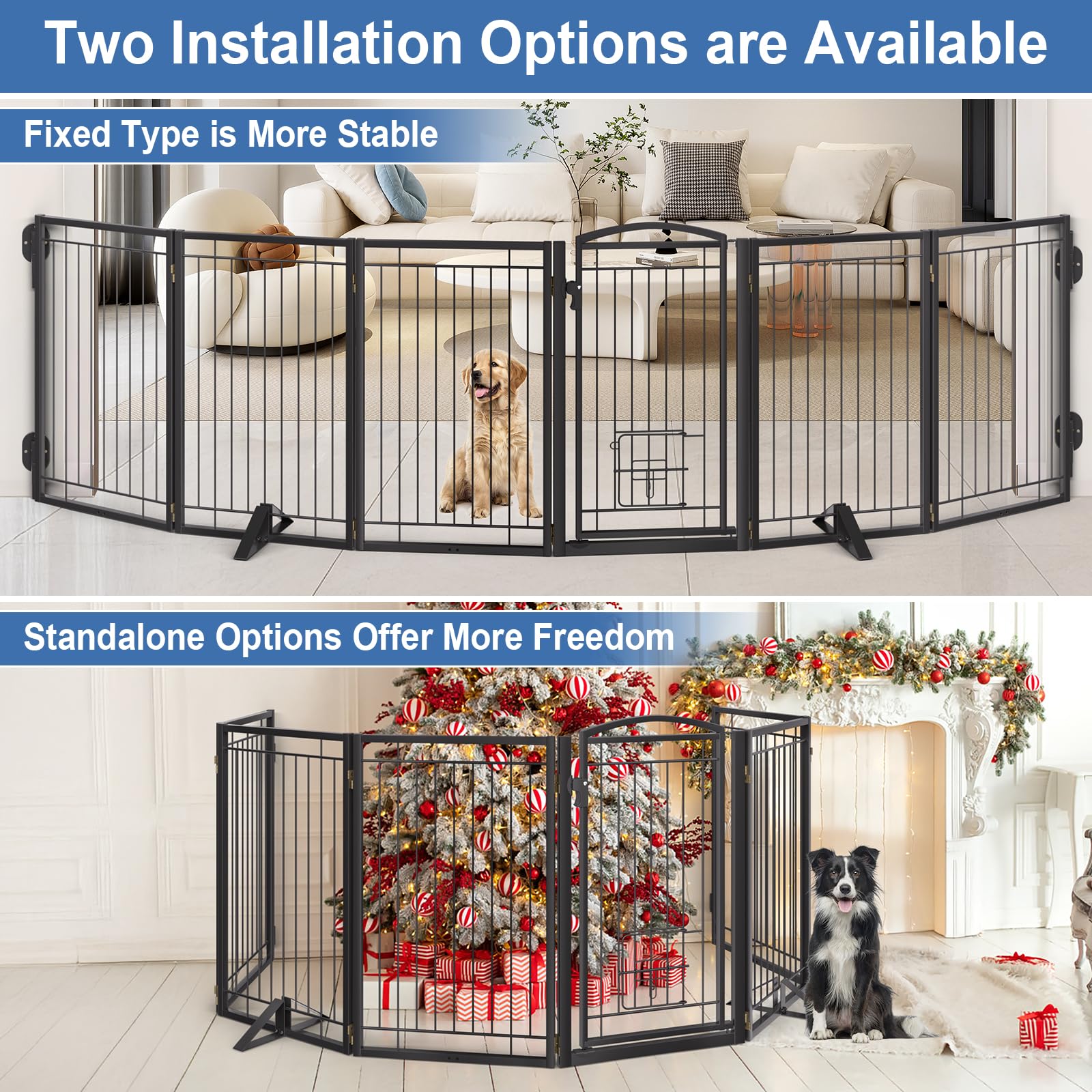 Klarana freestanding or wall-fixed setup for flexible installation.