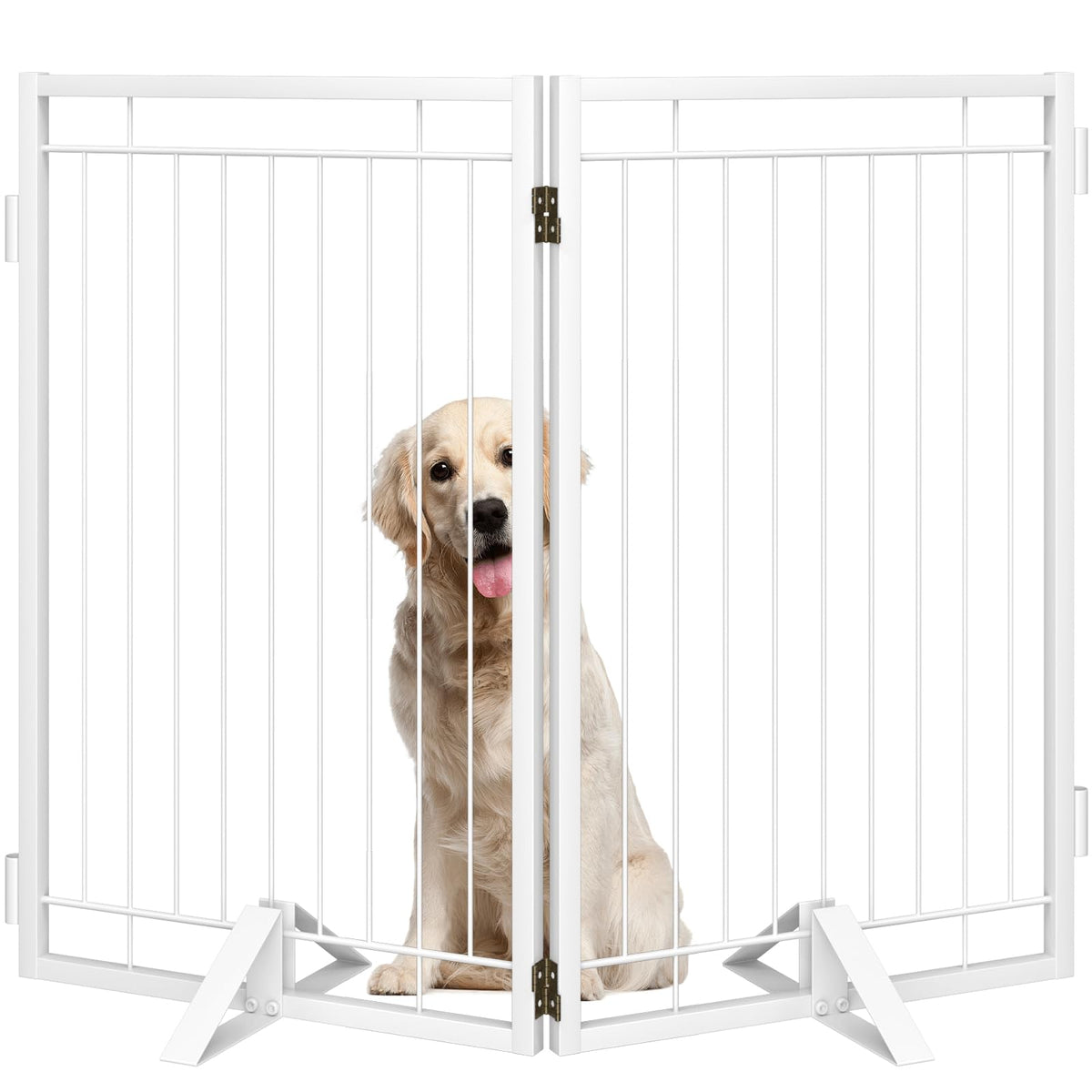 Klarana metal-free standing dog gate panel for durable indoor use