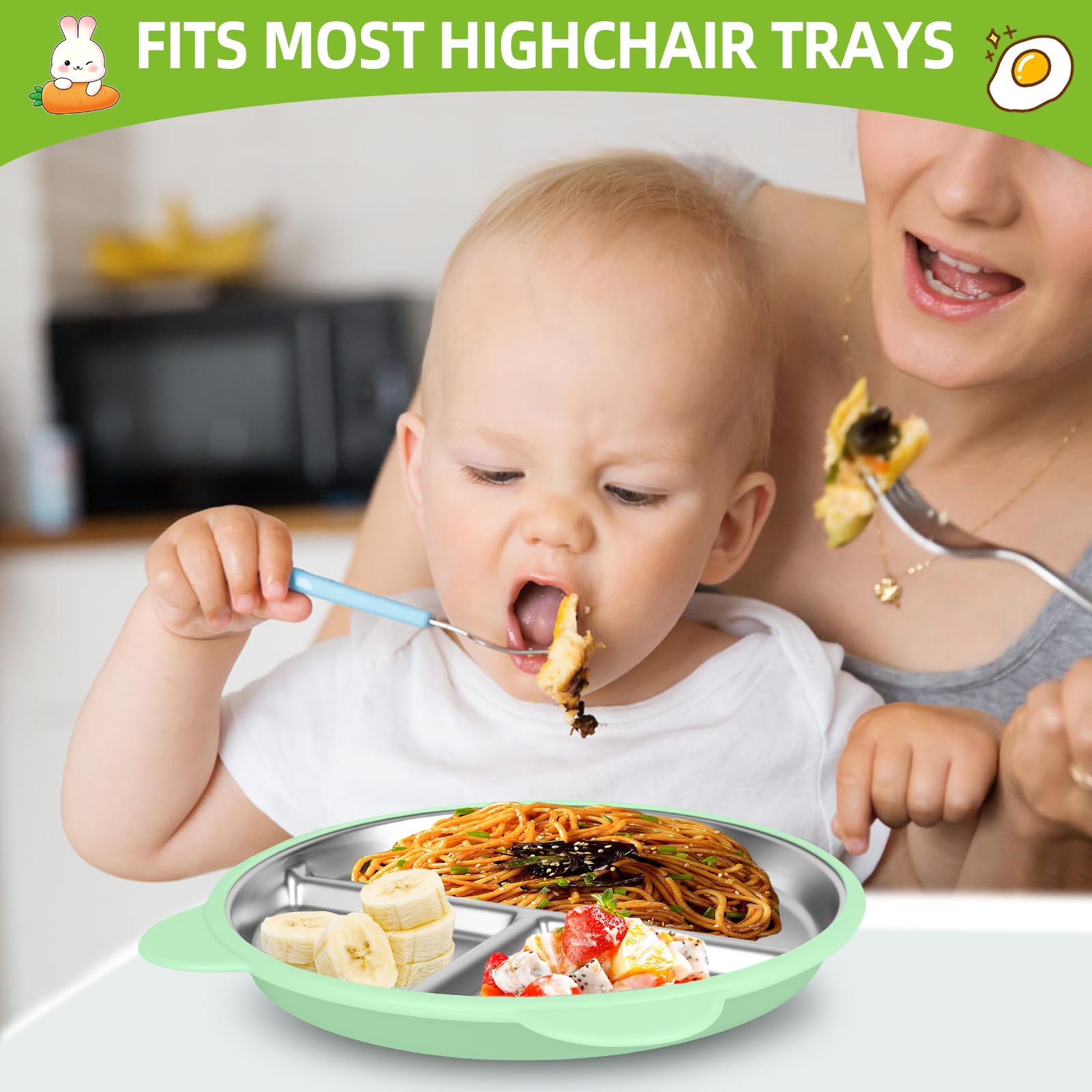 KLCKH heat-insulation helps keep meals cooler to touch.