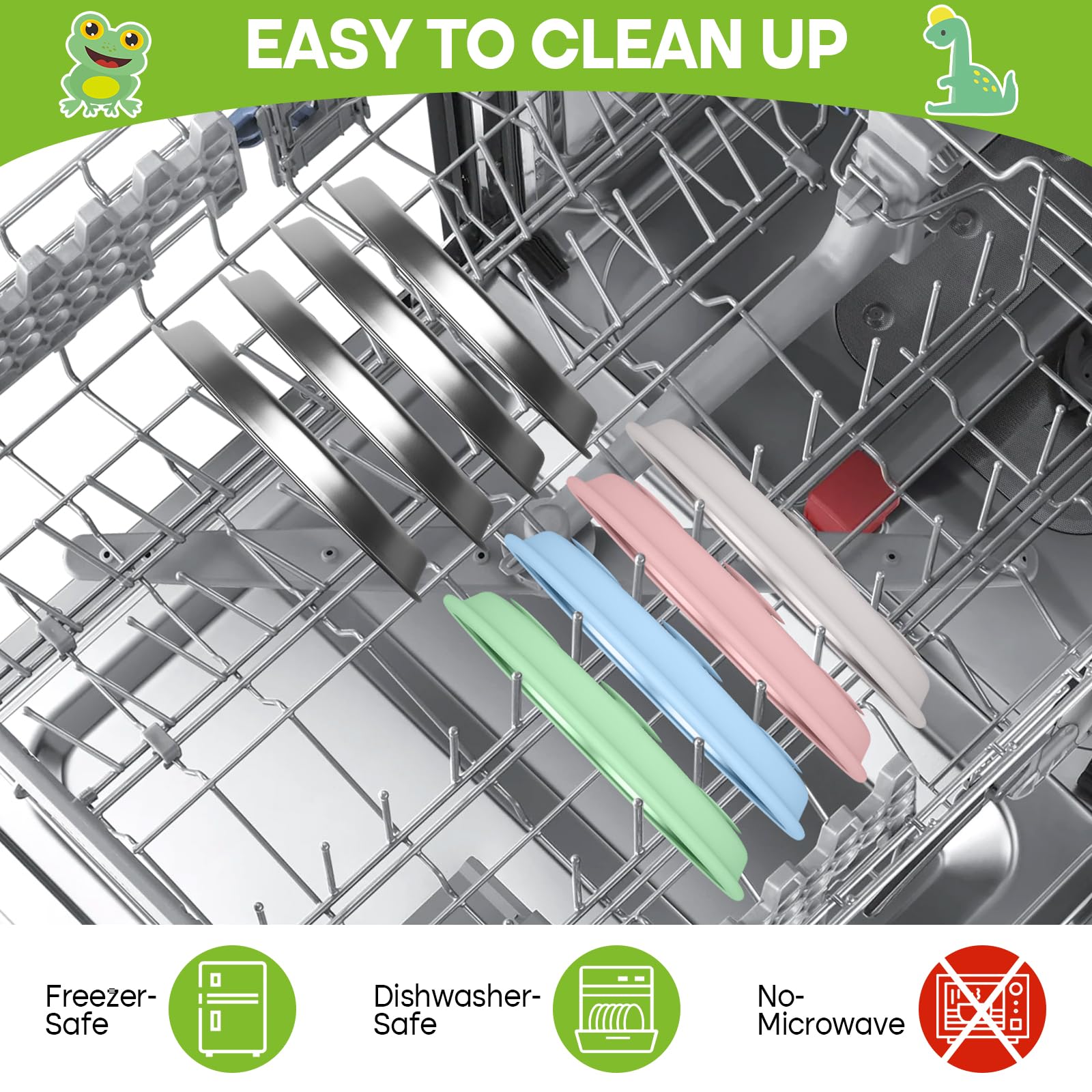 KLCKH removable silicone sleeve is dishwasher-safe for simple cleanup.
