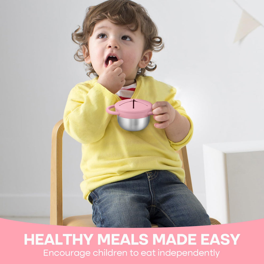 KLCKH 2-pack fridge-safe snack cups keep snacks fresh