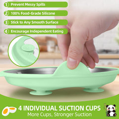 KLCKH 304 stainless steel plate for durable, easy-clean meals.
