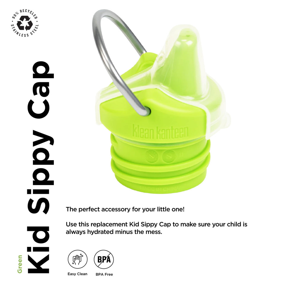 Klean Kanteen Kid Sippy Cap with removable valve for easy cleaning