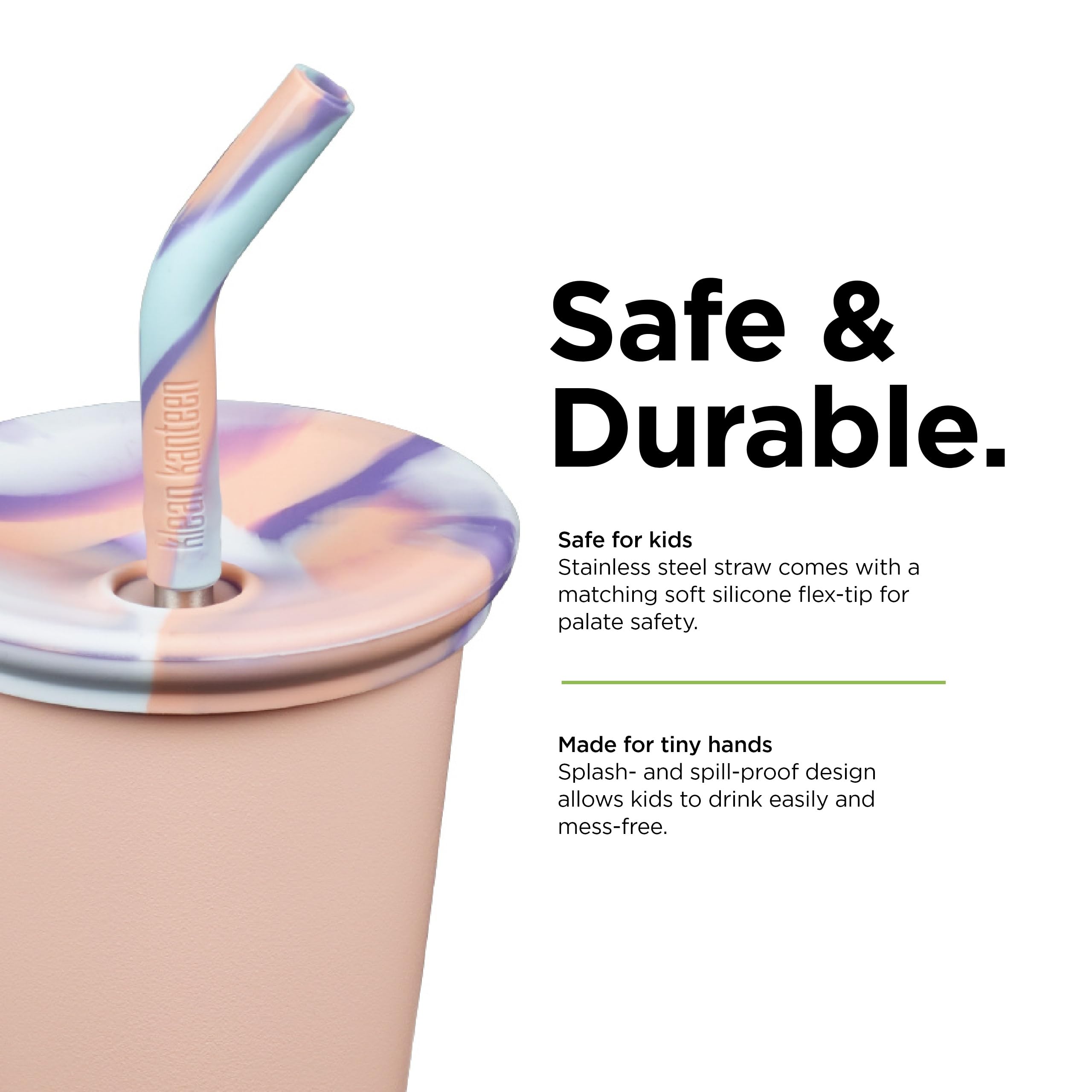 Klean Kanteen Klean Coat finish resists chips and fading.