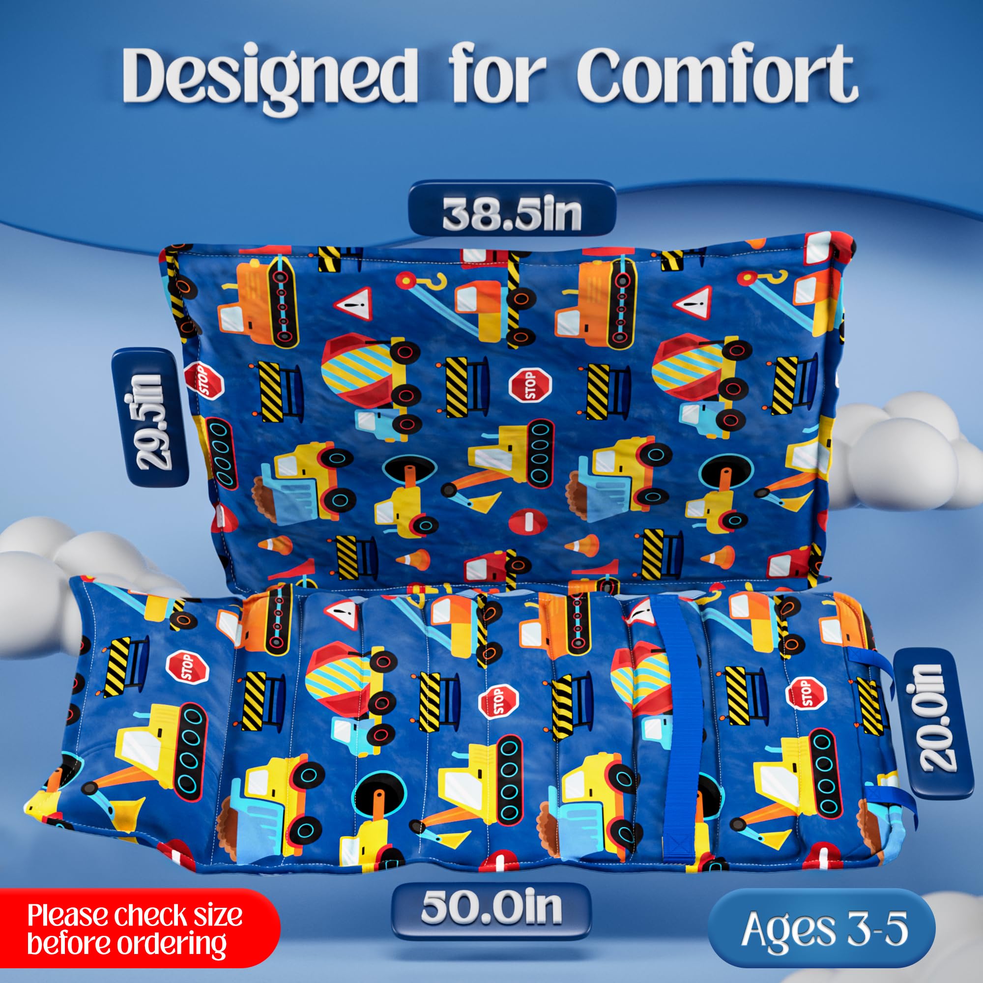 Klevly nap mat machine washable for quick daycare cleanup.