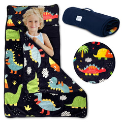 Klevly Toddler Nap Mat with Pillow close-up showing plush comfort for daytime naps