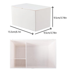 Klmnop organizer with privacy lid keeps items discreet