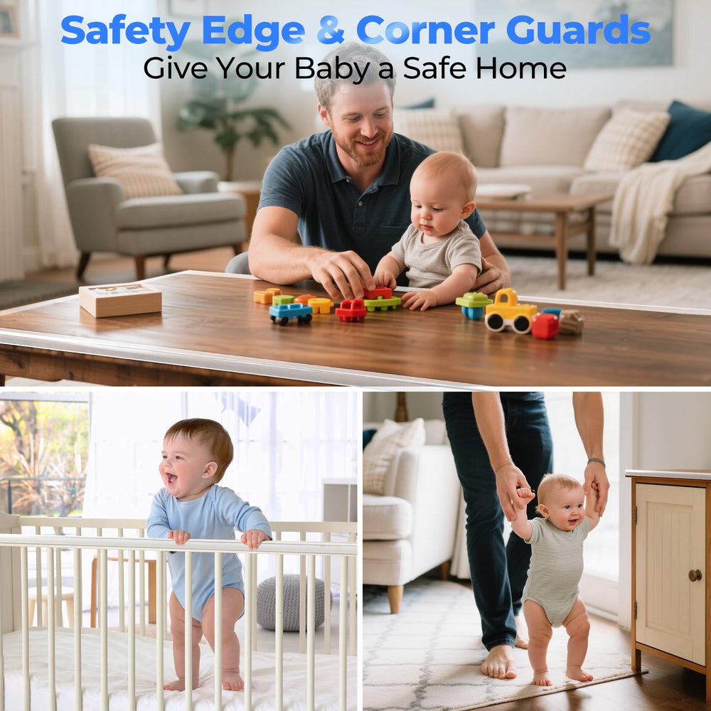 Kloejaa 3-meter edge protection roll fits tables, fireplaces, and cabinets.