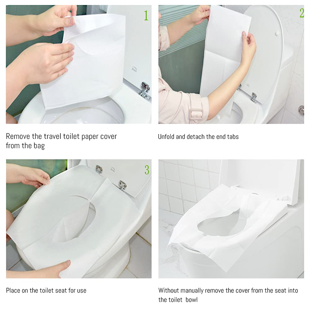 KLOLKUTTA biodegradable flushable seat covers offer clean protection in public restrooms.