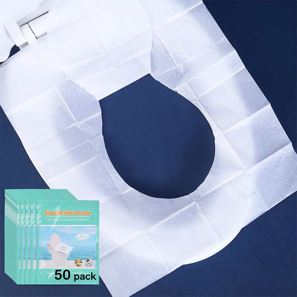 KLOLKUTTA toilet seat covers travel size pack provides hygienic barrier on the go.