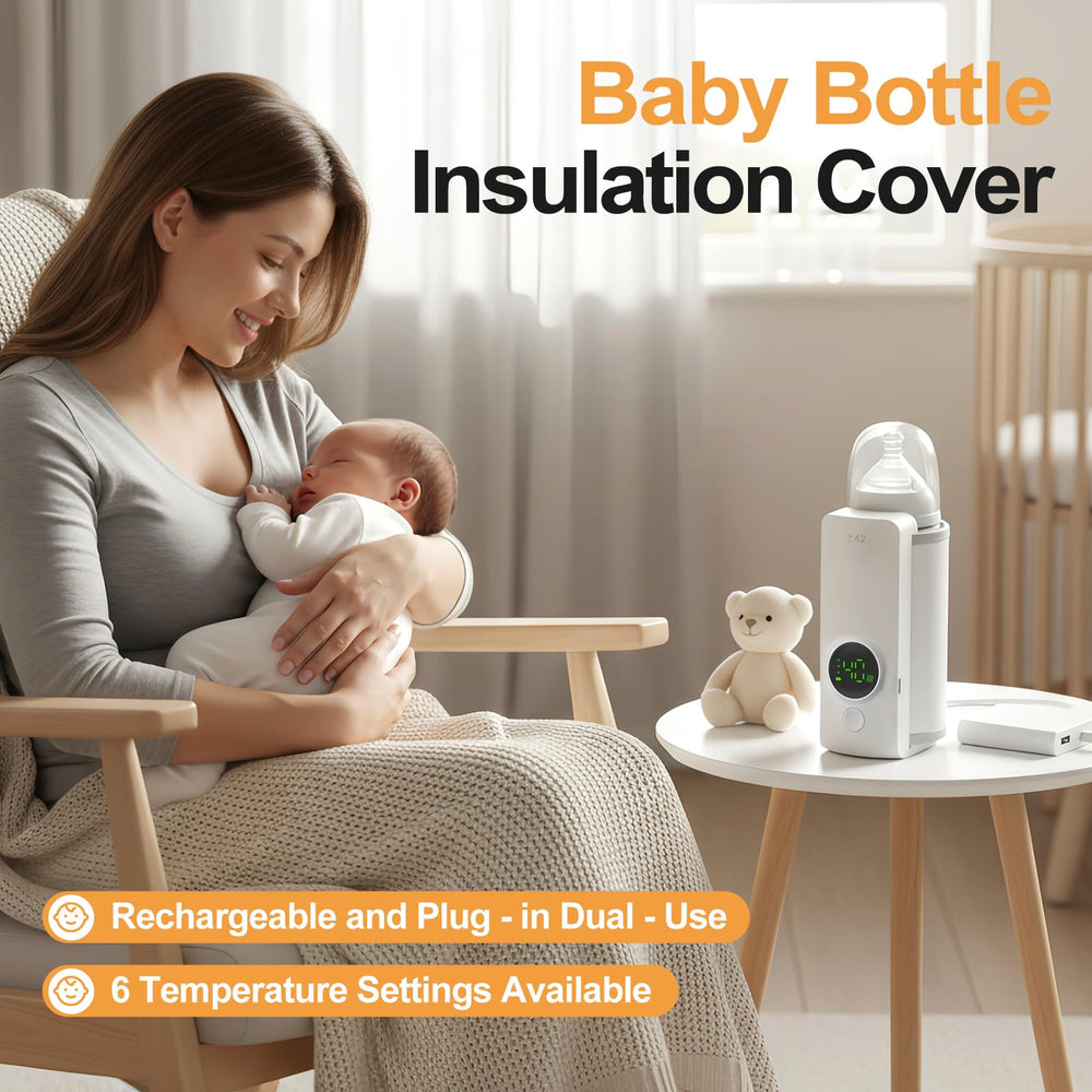 KLOMBIO bottle warmer precision temperature with 6 settings for milk.