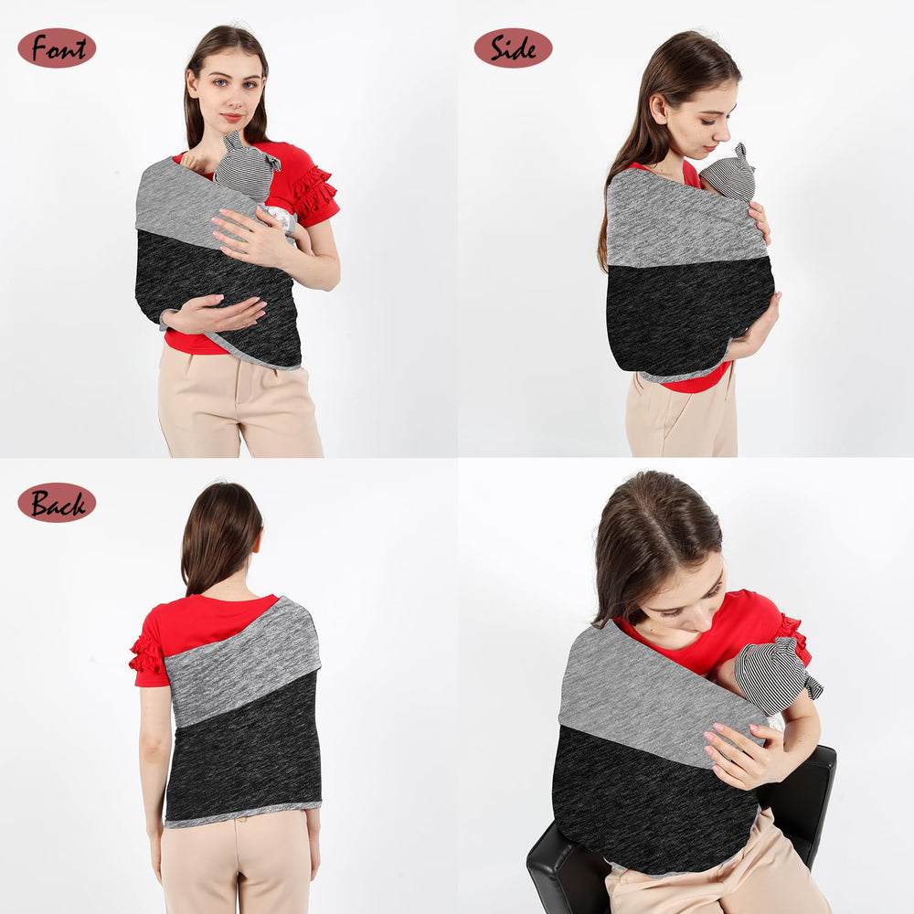 Kloovete Baby Wrap Carrier breathable material keeping parent and baby cool.