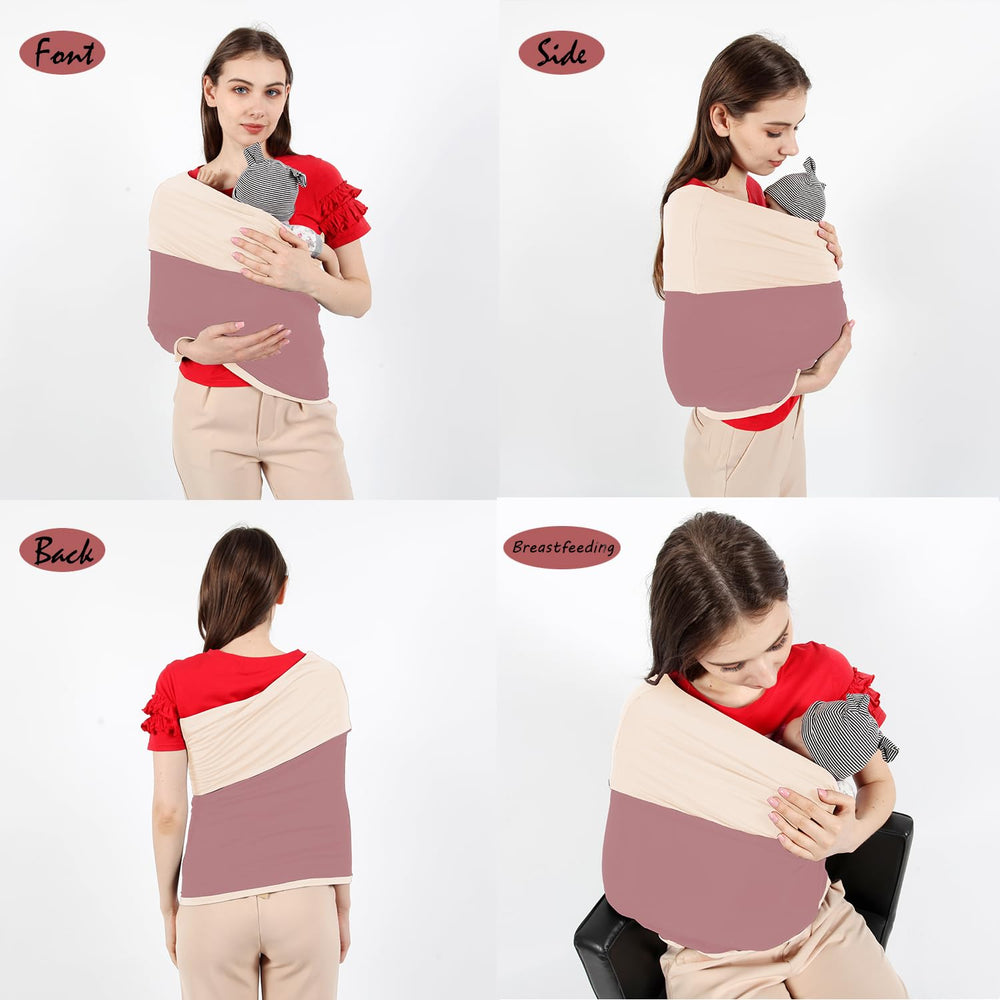 Kloovete Baby Wrap Carrier safe hold during simple setup.