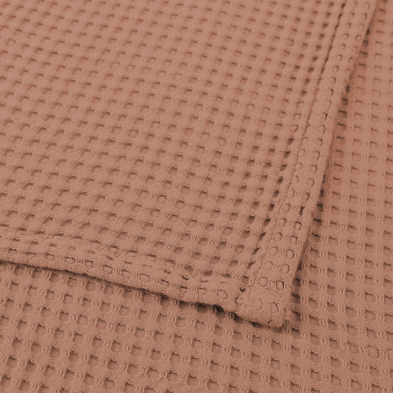 Waffle texture detail in clay color provides breathable comfort