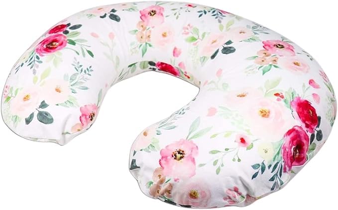 KLWJFK nursing pillow compact-fit-chair view fits in a rocker for quick, comfortable use.