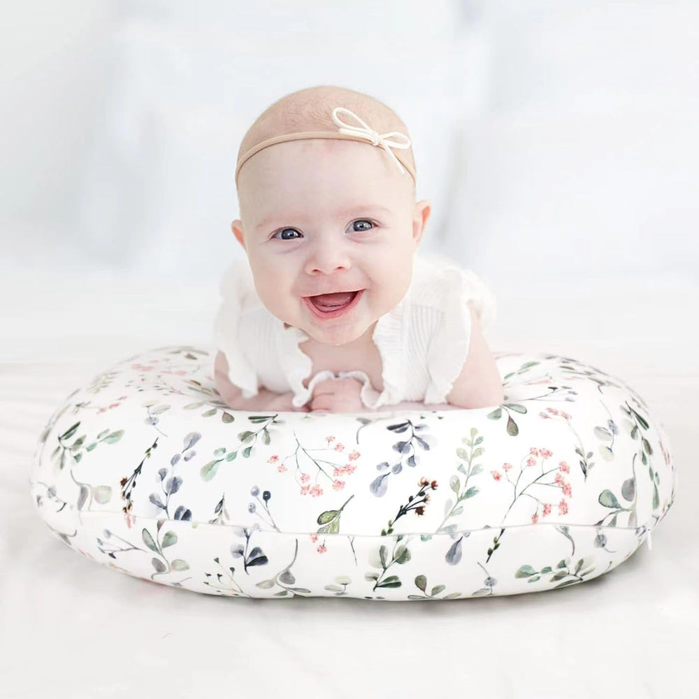 KLWJFK Nursing Pillow supports multiple holds for versatile feeding.