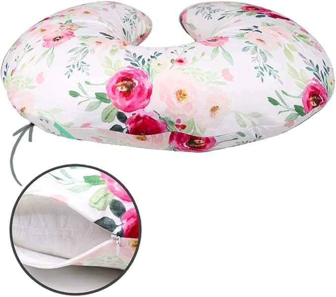 KLWJFK nursing pillow removable-cover showcases easy cleanup and seasonal versatility.