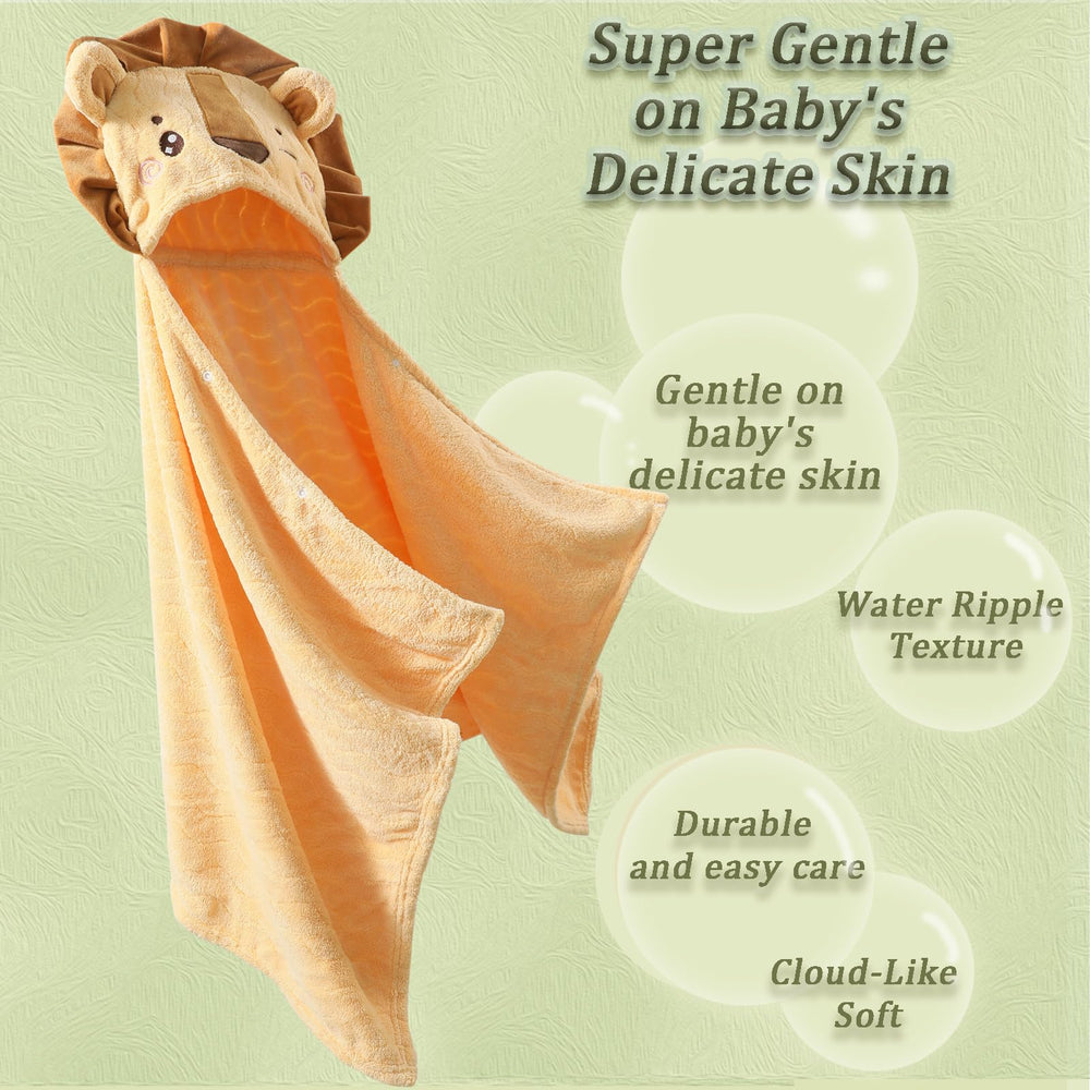 kmilro hooded towel great for pool or beach after swimming.