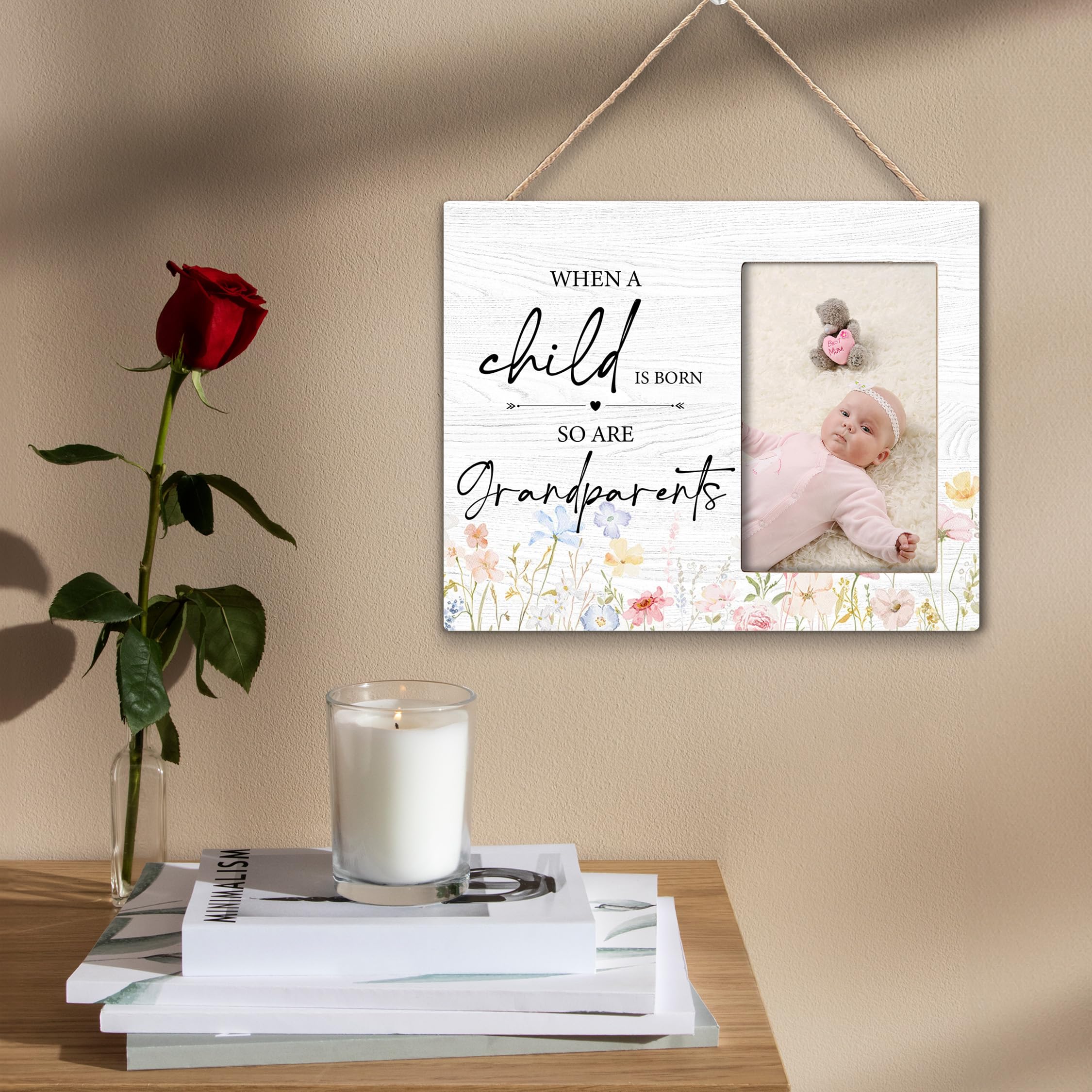 Kneaotoaji Grandparents Frame with gift-box packaging ready for gifting