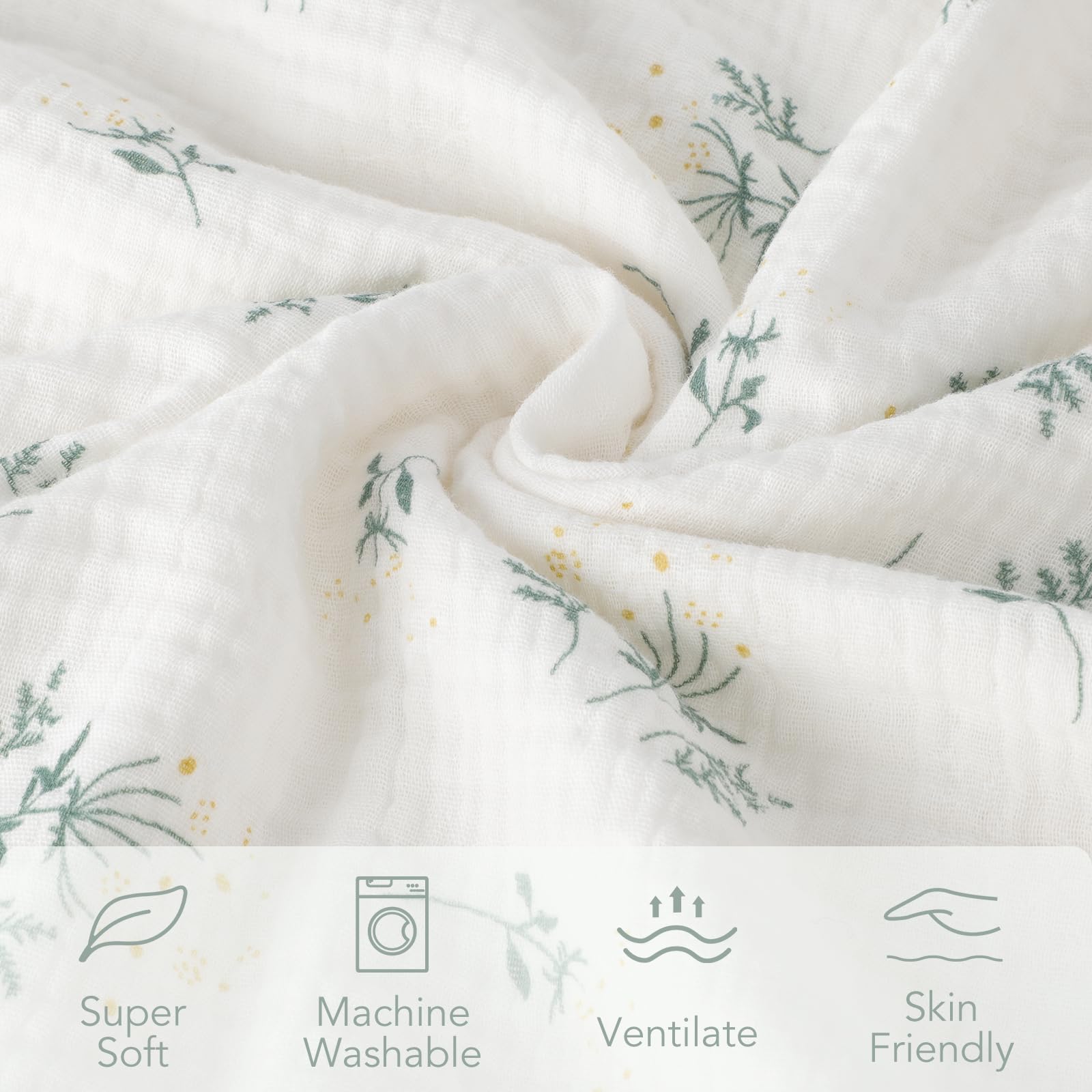 Knirose 30x41 inches size suitable for swaddling and wrapping.