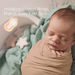 Knirose swaddle wrap, 47x47 inches, versatile wrapping for growing baby.