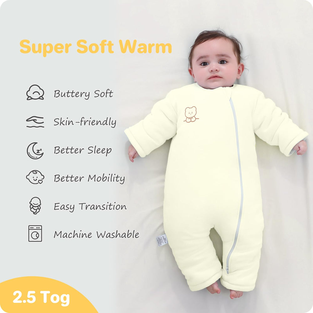 Knirose Sleep Sack supports a smooth swaddle-to-sleep transition.