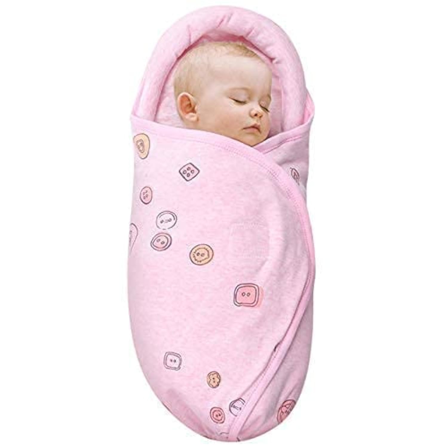Knirose premium soft cotton baby swaddle close-up shows soft texture for secure, cozy newborn warmth