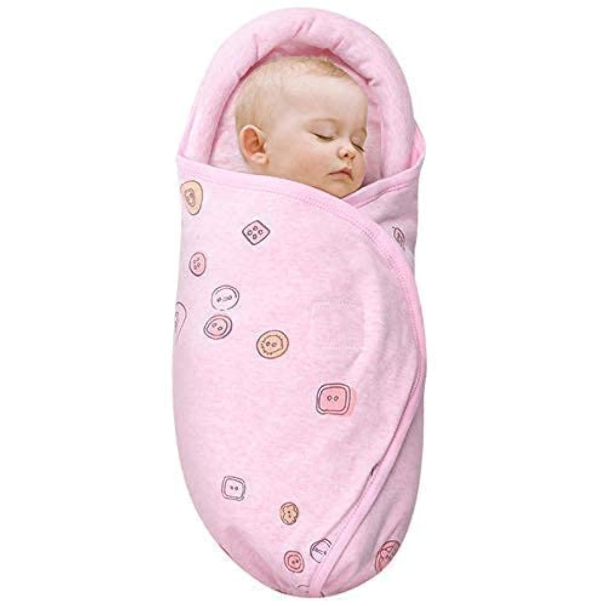 Knirose premium soft cotton baby swaddle close-up shows soft texture for secure, cozy newborn warmth