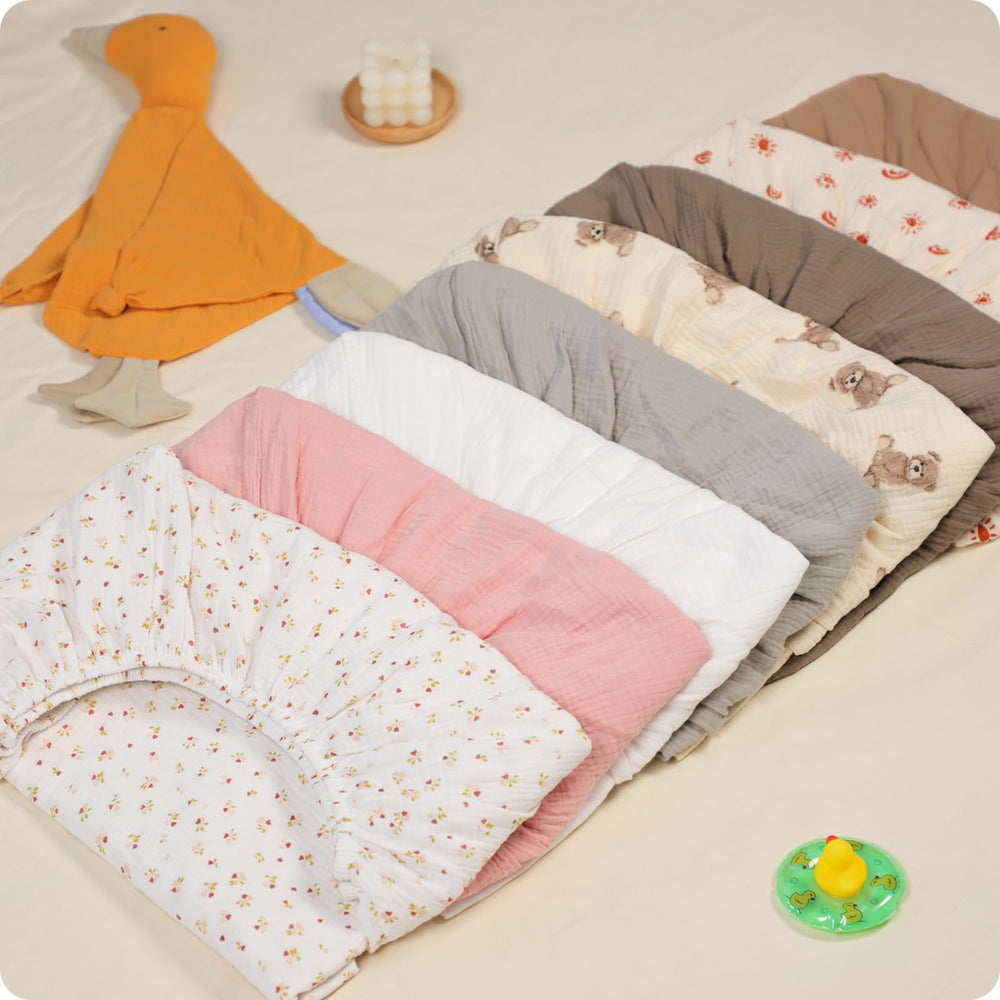 Knirose pre-washed softness crib sheet ready for use