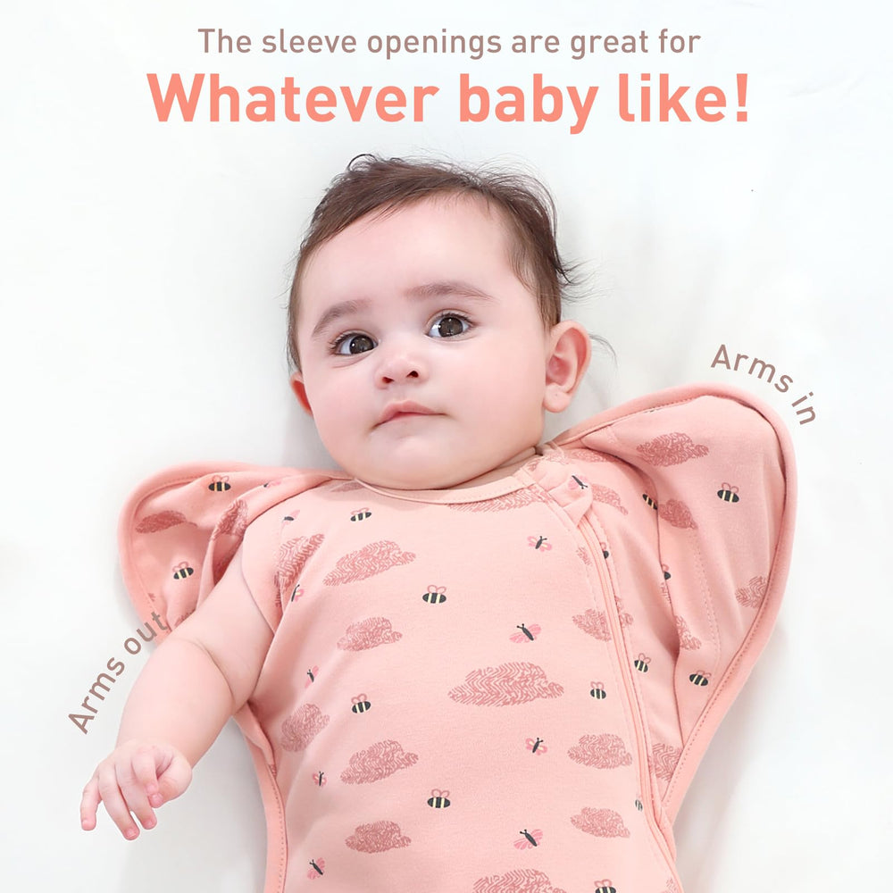 Knirose sleep sack with 4-way stretch cotton ensures comfortable wear