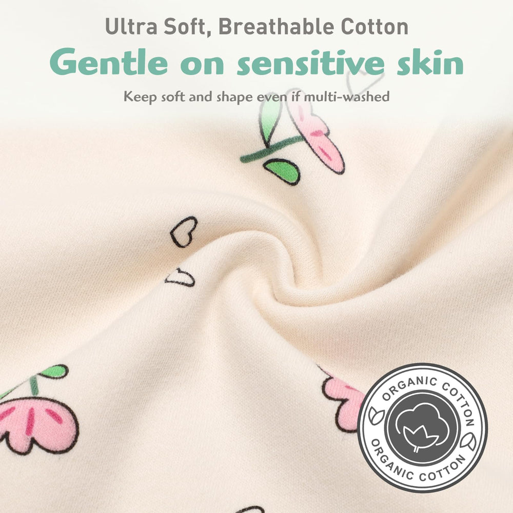 Knirose soft cotton knit sleep sack feels snug and breathable.