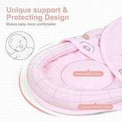 Soft hook-and-loop fasteners on Knirose swaddle ensure gentle, easy adjustments