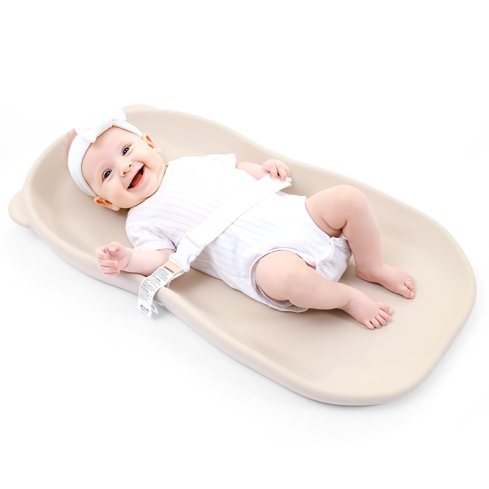 Knirose wipe-clean changing pad with waterproof surface for quick diaper changes.