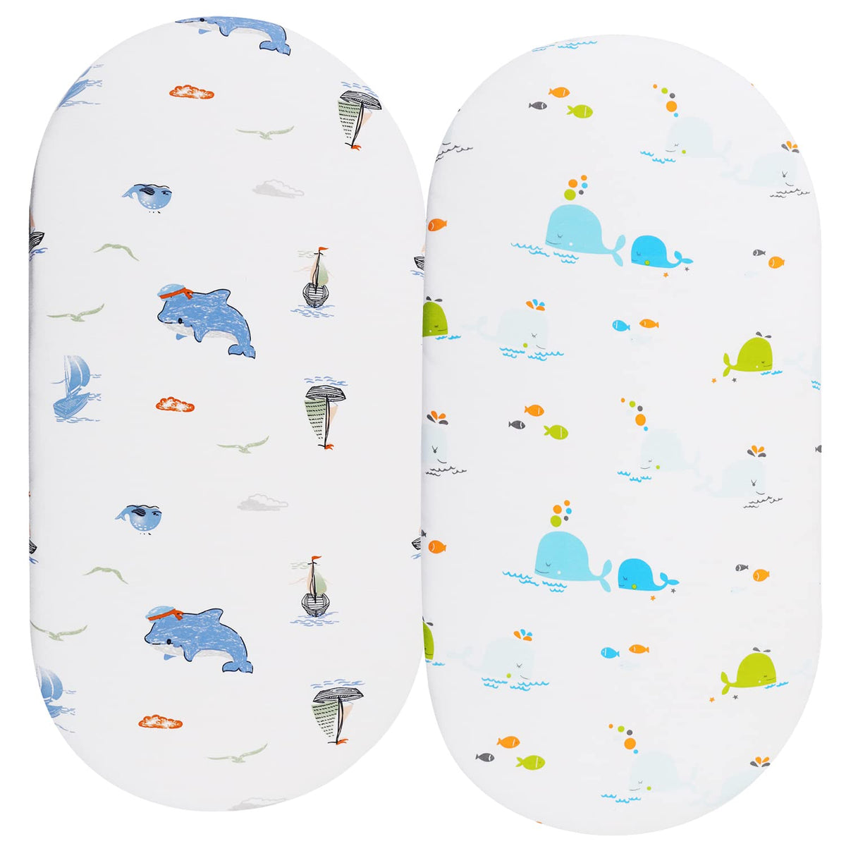 Knlpruhk bassinet sheets in UPPAbaby-compatible fit for soft, breathable comfort