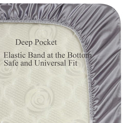 Knlpruhk silk bassinet sheet breathable mulberry silk for restful sleep