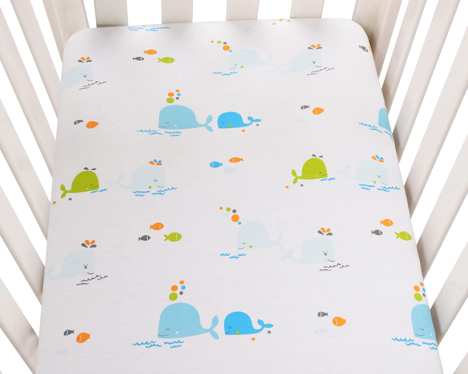 Knlpruhk two-pack bassinet sheets for easy switching and washing