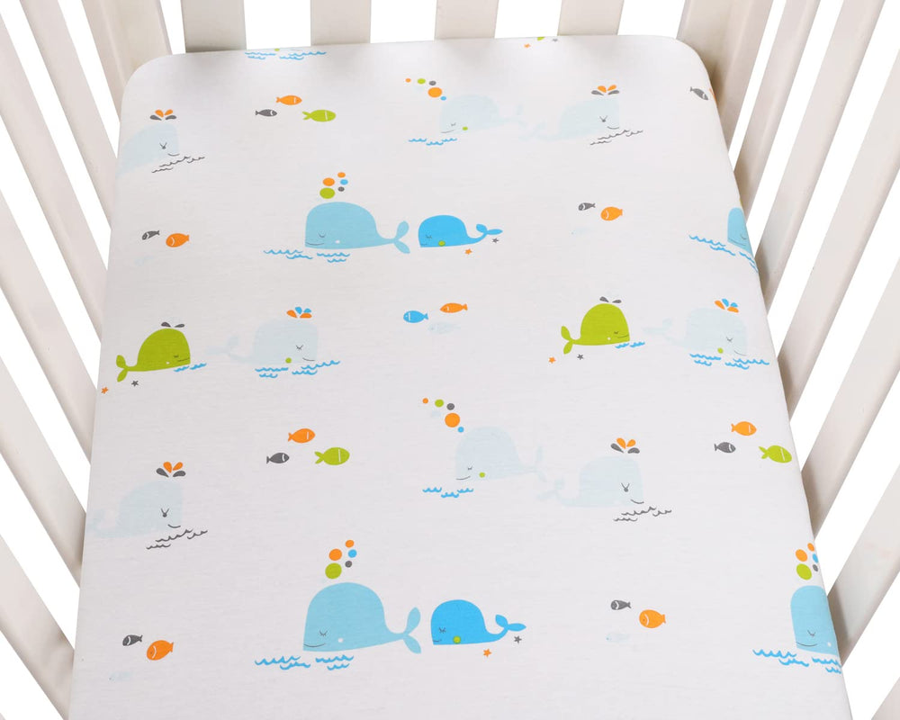 Knlpruhk two-pack bassinet sheets for easy switching and washing