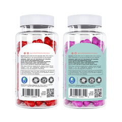 Knockout Menopause bundle packaging highlights AM and PM routines.
