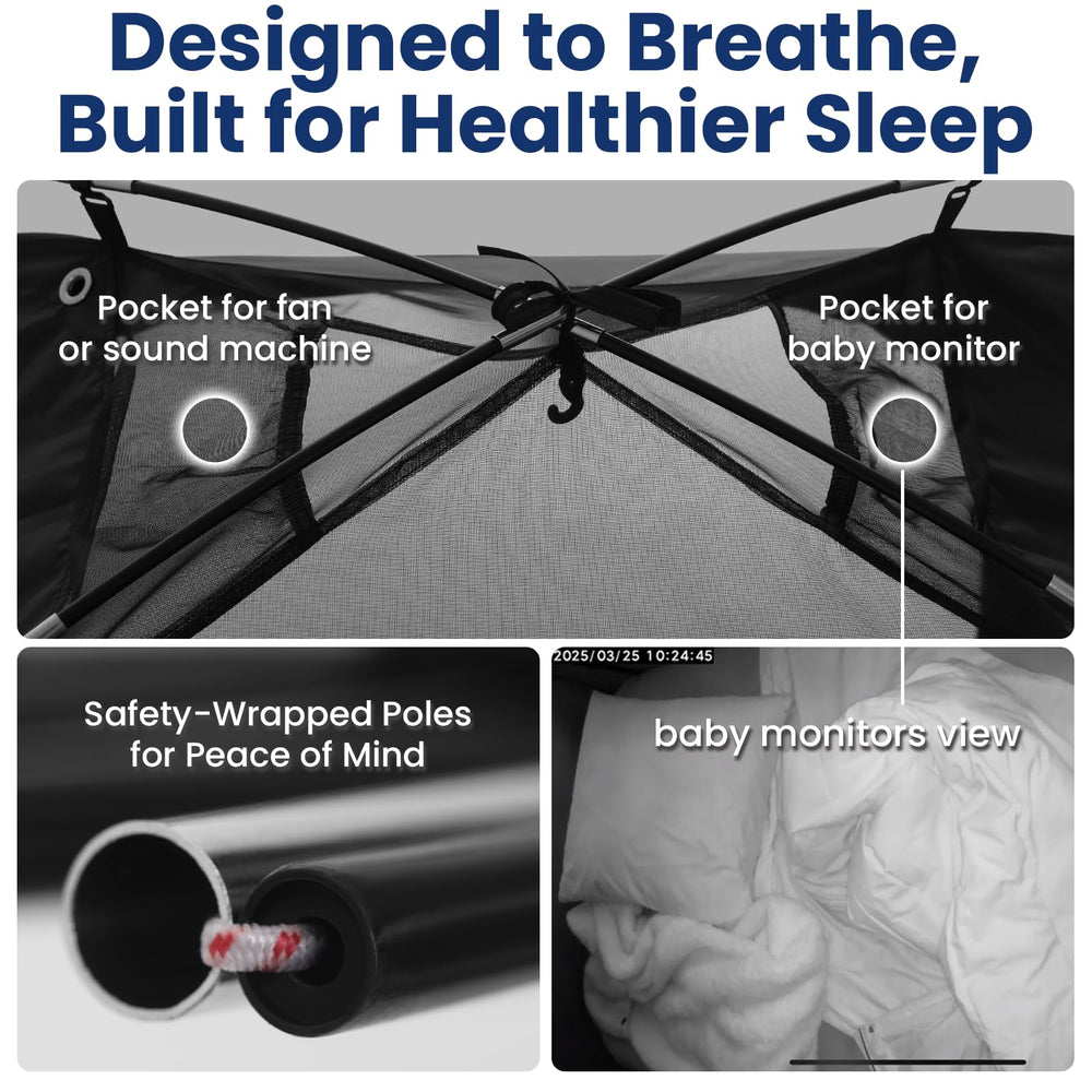 KNOCLOC CPC-safe sleep tent ensures child safety standards
