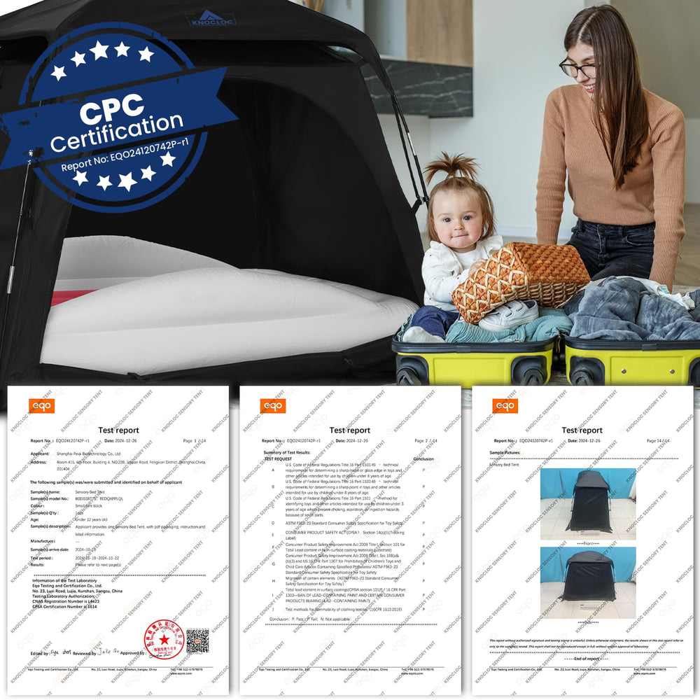 KNOCLOC blackout sleep tent standalone use in various spaces